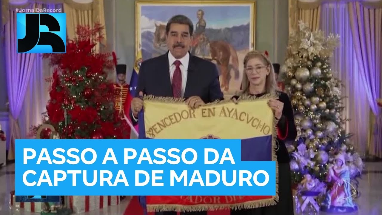 Operação militar dos EUA captura Nicolás Maduro, ditador da Venezuela, e sua esposa Cilia Flores