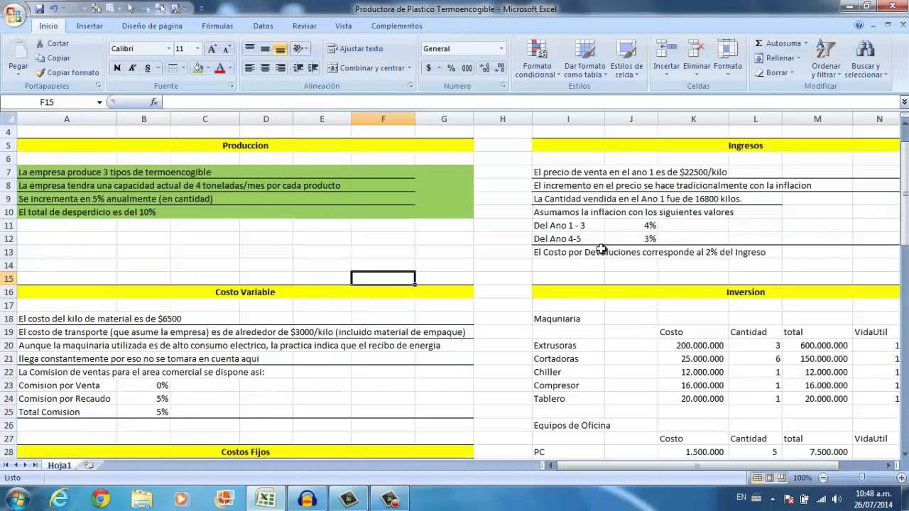 Como Hacer Proyecciones Financieras Desde Cero Video 1 de 3