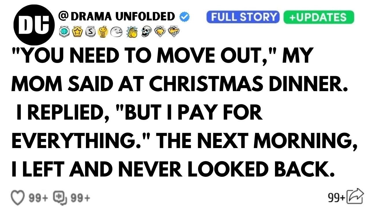 My Mom Kicked Me Out On Christmas After I Paid All Her Bills, So I Exposed Her To The Entire Family.
