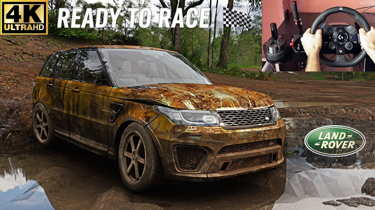 RESTORED & RACED VS 4X4 OFF Roads Cars Range Rover Sport SVR Forza Horizon 5 Steering Wheel Gameplay