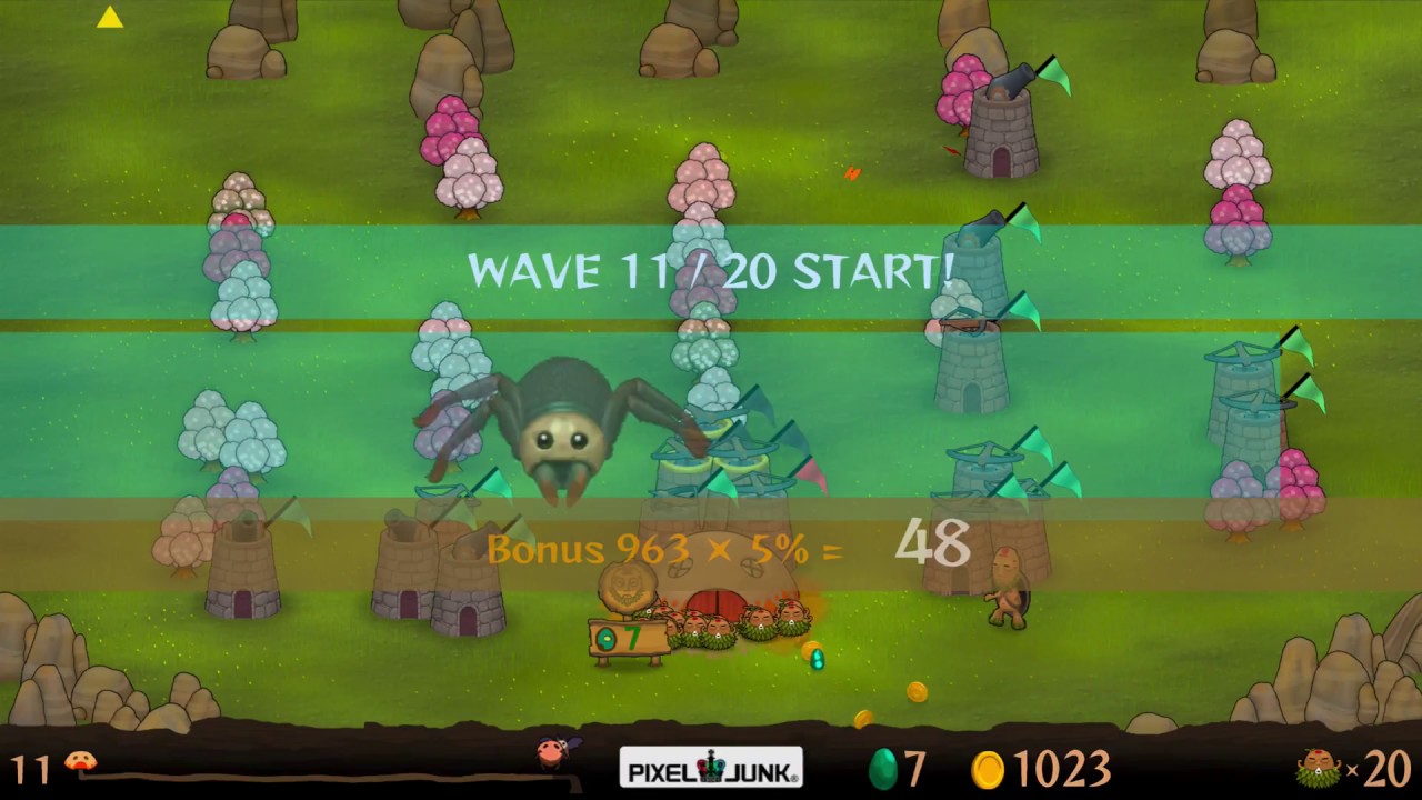 PixelJunk Monster Amidargh Medium 2 Rainbow Perfect