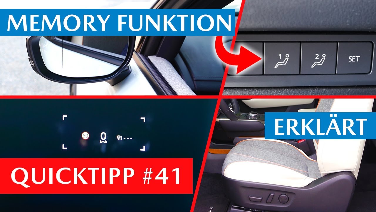 Mazda Memoryfunktion richtig nutzen: Sitz, Spiegel & Head-up Display | DIY Anleitung | Quicktipp #41