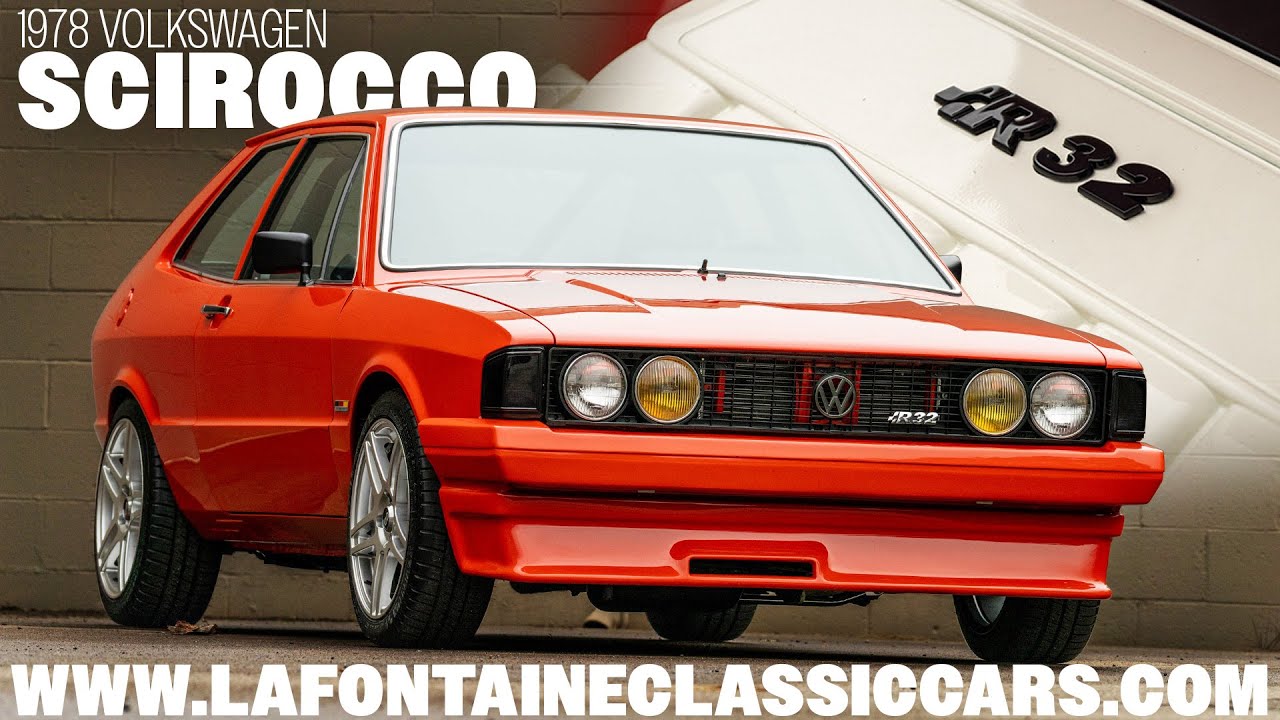 Кастомный Volkswagen Scirocco R32 VR6 1978 года выпуска!