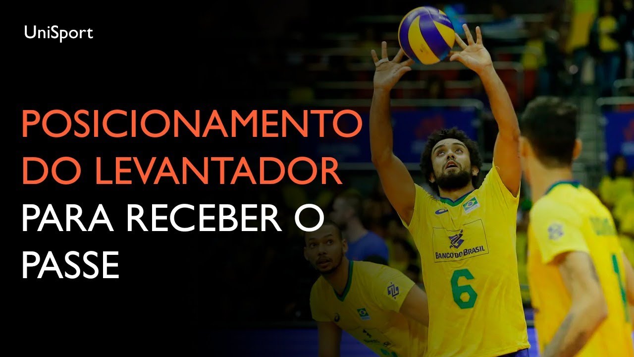 Qual é o Posicionamento do Levantador para receber o passe