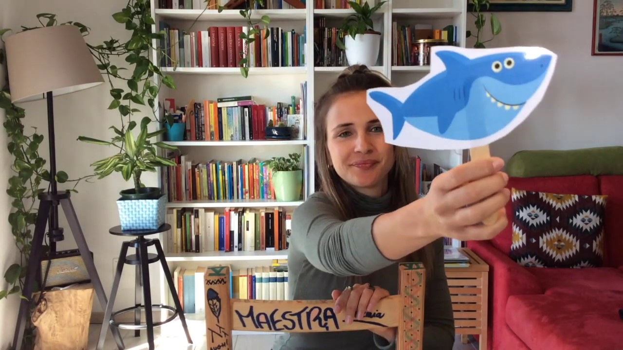 BABY SHARK- canzone in inglese per bambini- #StayHome and sing #WithMe
