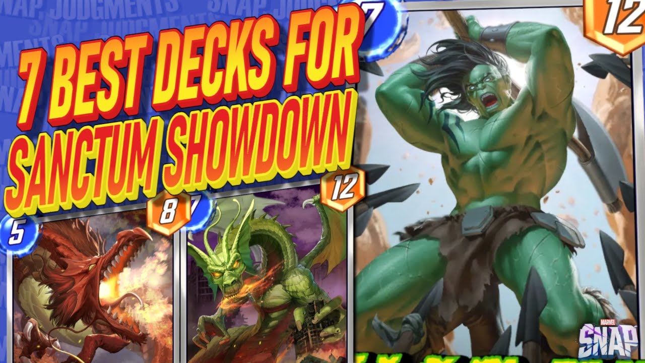 Лучшие колоды Sanctum Showdown! Бесплатный набор Snap Pack 4 серии БЫСТРО!