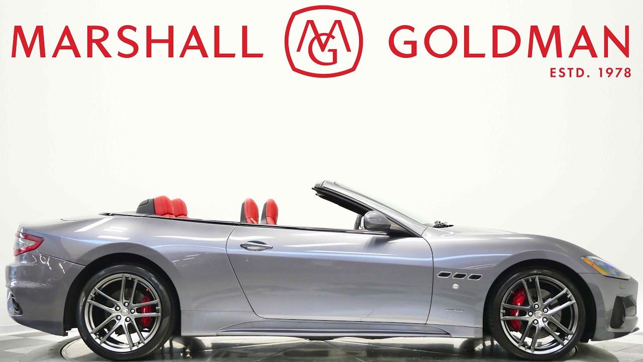 На продажу выставлен Maserati Granturismo Convertible 2019 в цвете Grigio Alfieri over Rosso Cora...