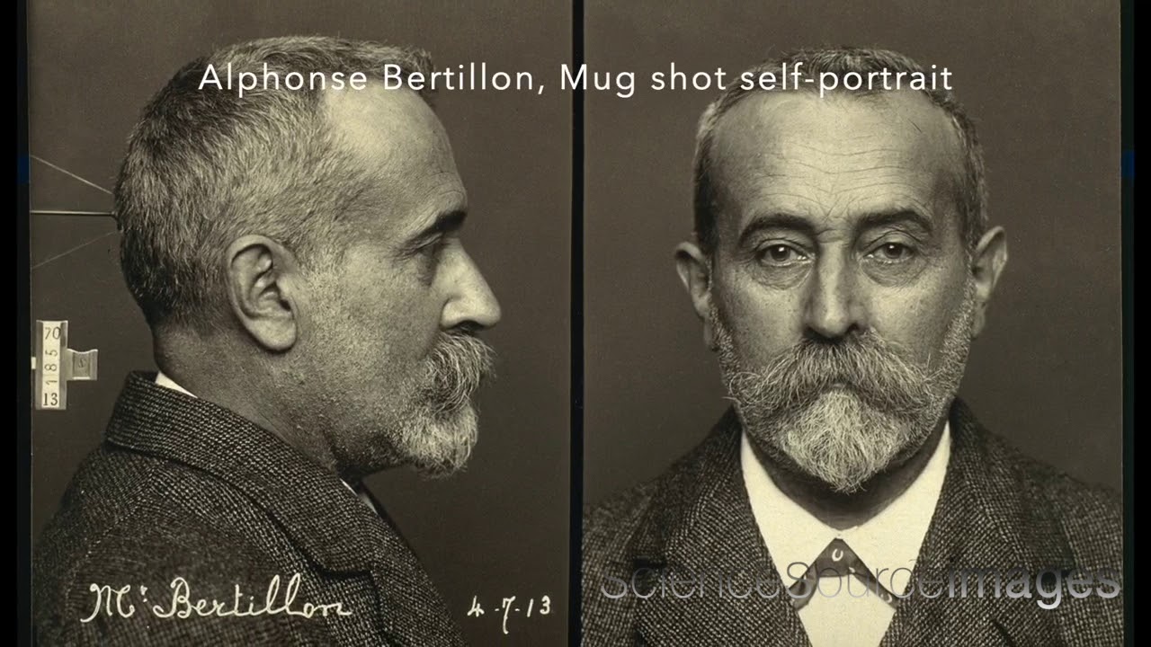 Alphonse Bertillon, Criminologist & INventor of the Mug Shot, Rare Photos