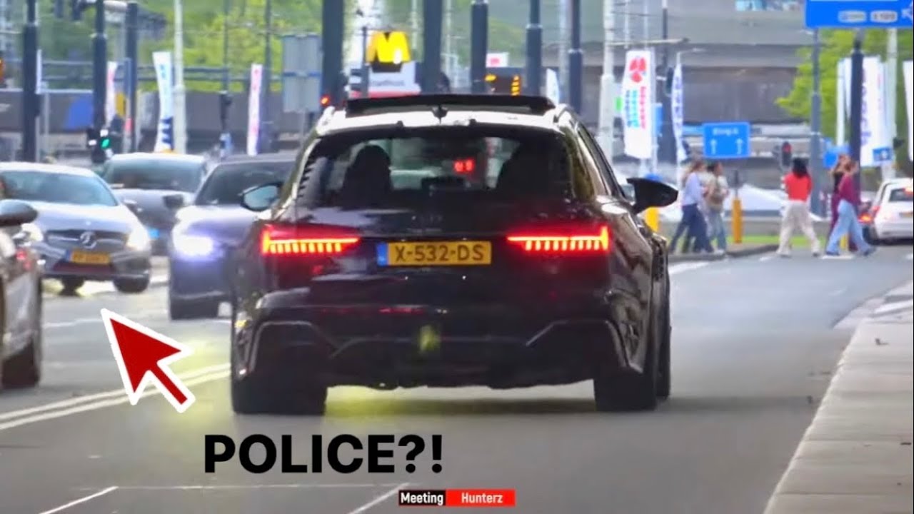 Sportscars Terrorizing Rotterdam - CRAZY Driving! RS6 ABT, Brabus G63, 800HP Turbo S And More!