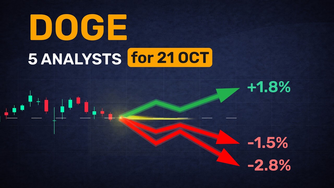 Of the 5 predictions for DOGE, which bets on the biggest gain?