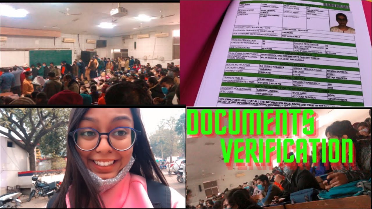 Documents Verification Important Before choice filling !