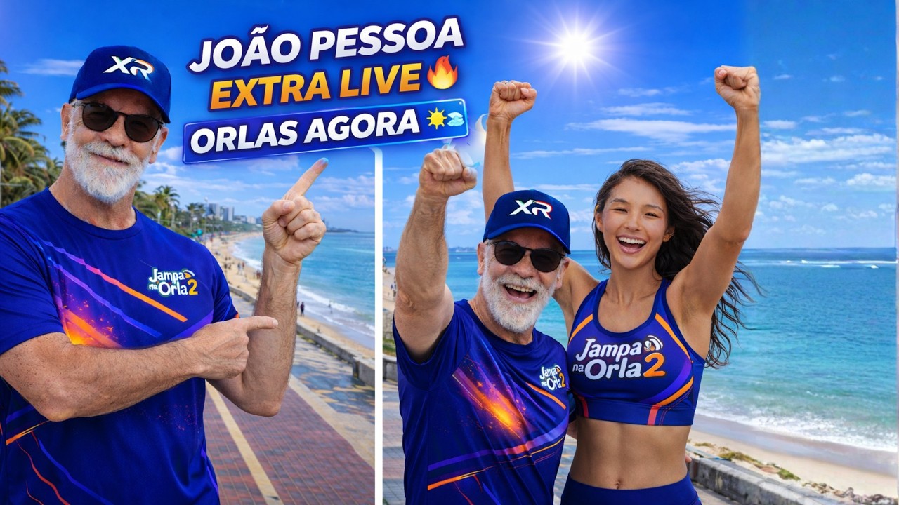 👉 JOÃO PESSOA EXTRA LIVE 🔥 | Movimento nas Orlas Agora 👀🌊