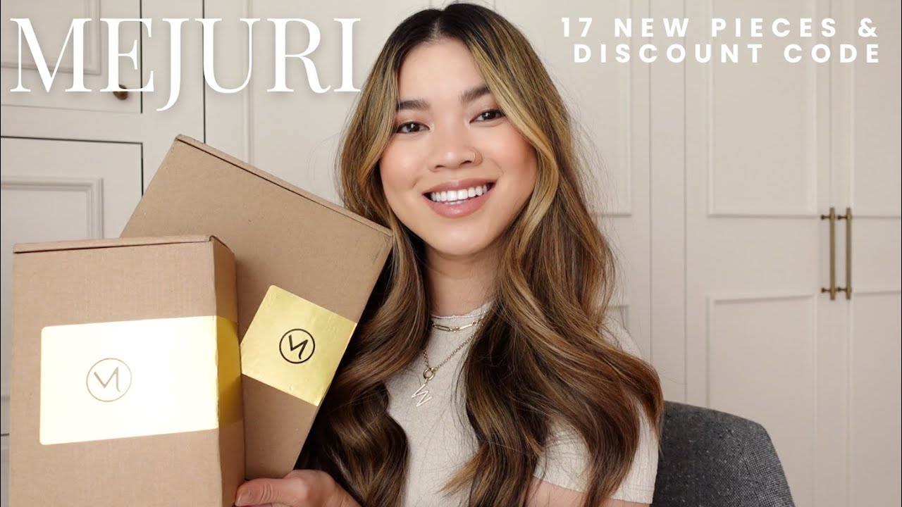 HUGE MEJURI JEWELRY HAUL | 17 new arrivals - summer jewelry must haves