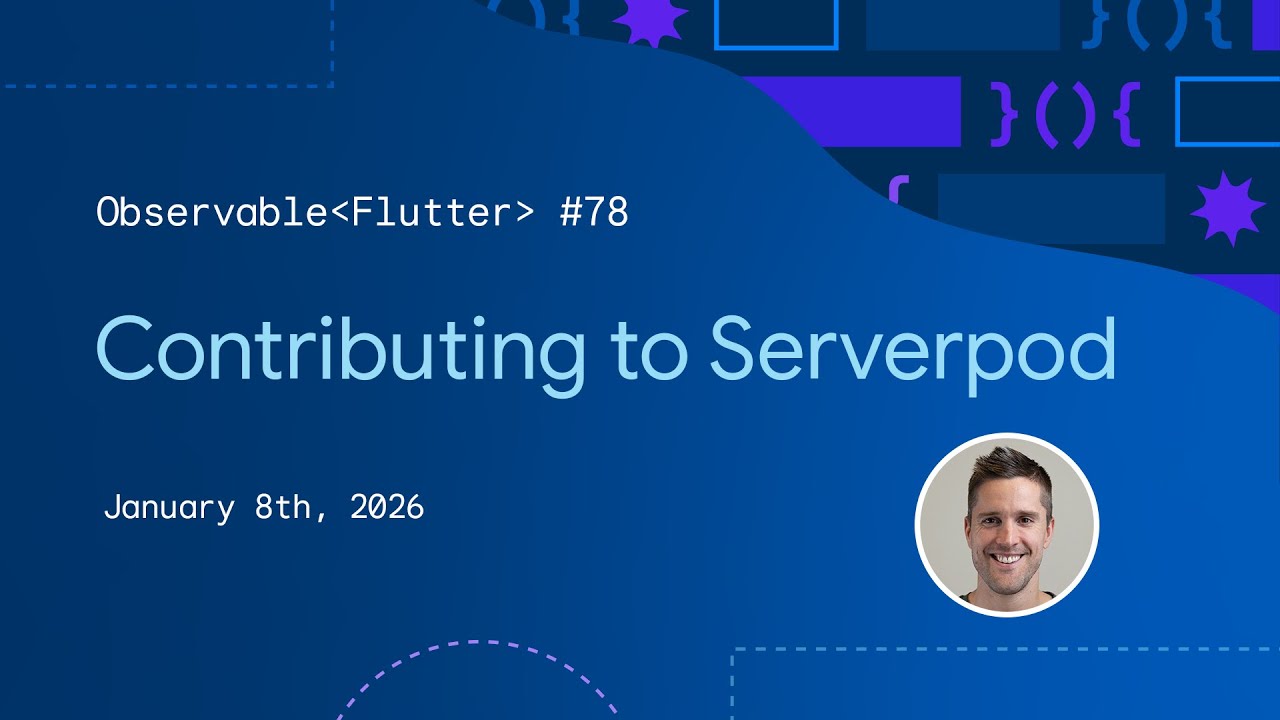 Contributing to Serverpod | Observable Flutter #78