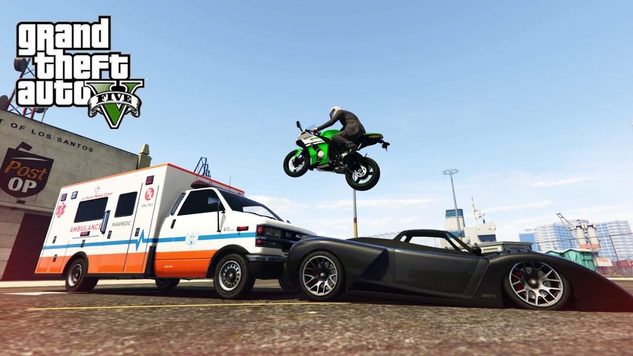 LUCKIEST STUNT EVER! - (GTA V Stunts & Fails)
