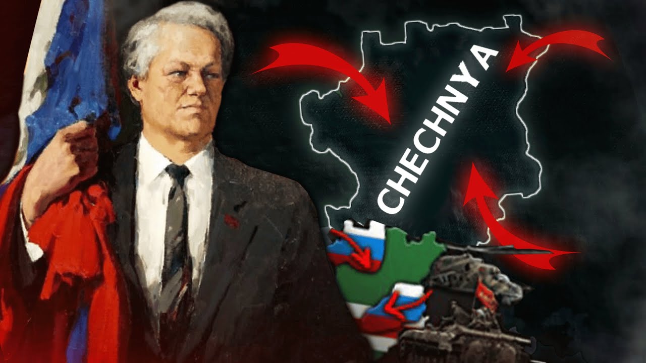 Первая Чеченская Война за Россию в HOI4 Across The Caucasus Mountains