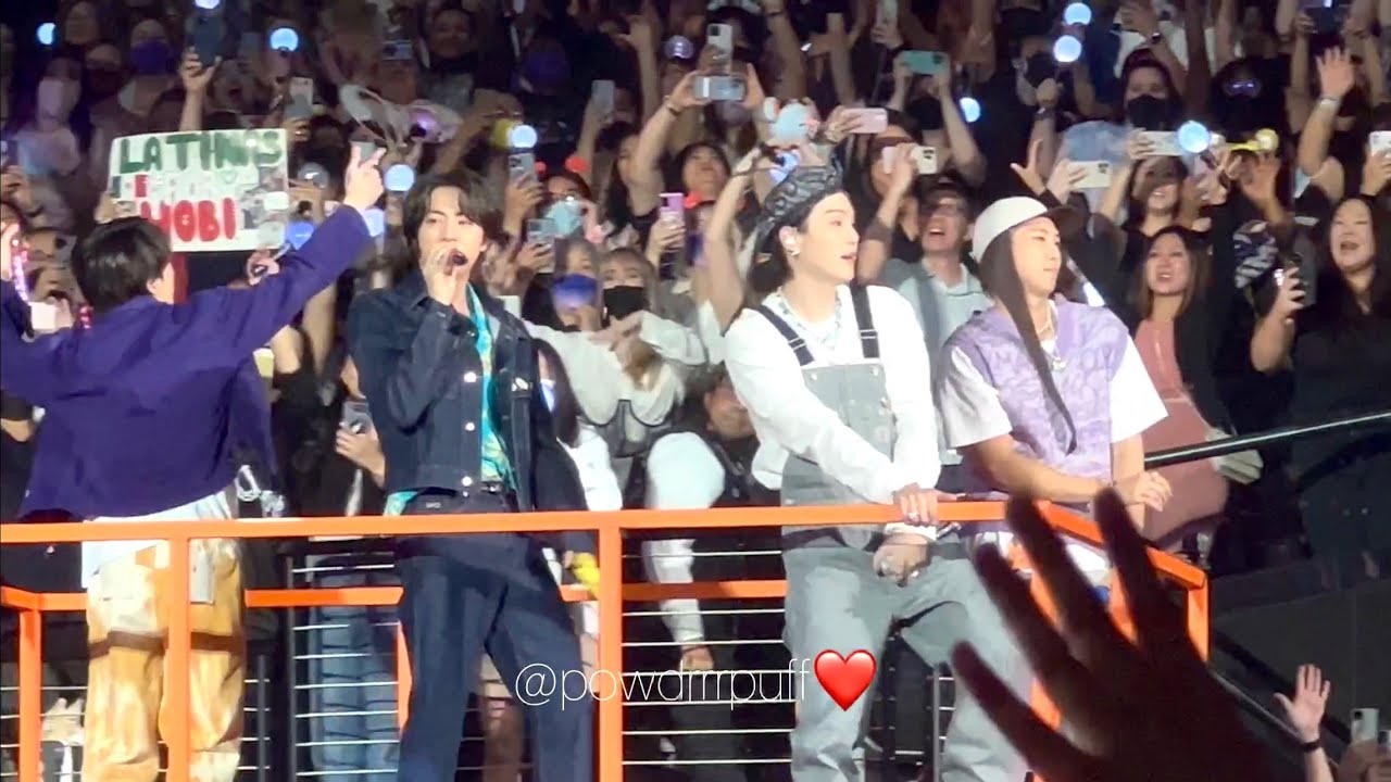 220409 - FANCAM - Telepathy - BTS PTD Las Vegas - Day 2 @ Allegiant - 4K 직캠