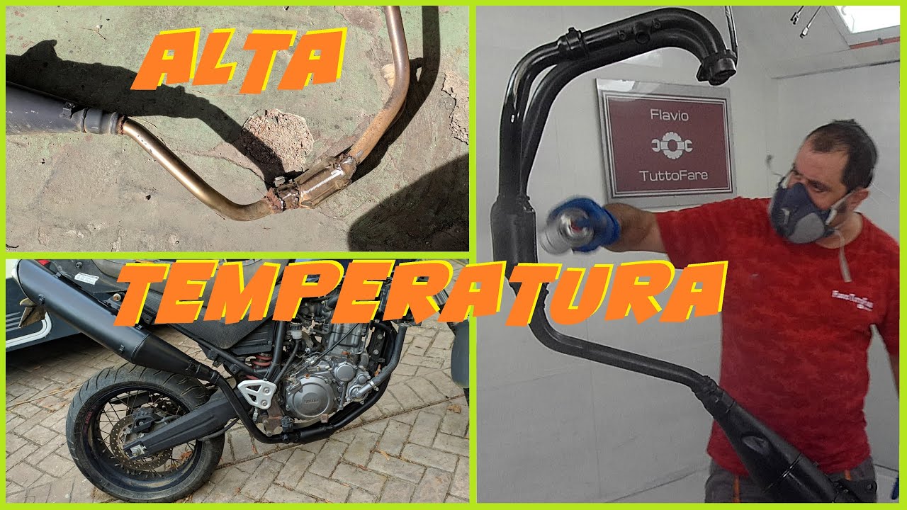 Come Verniciare gli Scarichi e Collettori moto a Bomboletta