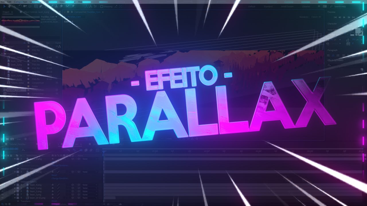 EFEITO PARALLAX - TUTORIAL AFTER EFFECTS