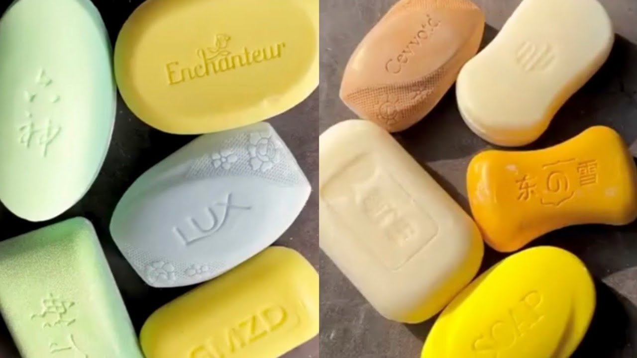 Assorted Dry Soap Sets Cutting Asmr 🧼 #oddlysatisfying #soapcarving #relaxing 