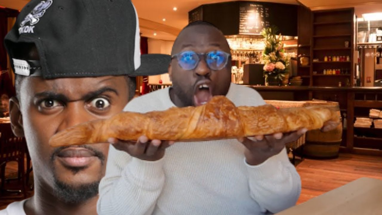 Je Déguste un Maxi Croissant dans le Resto de BLACK M ( Merci Charles)