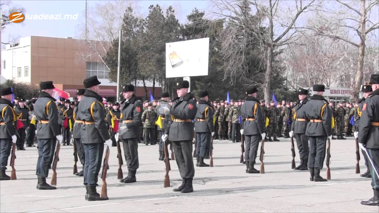 Orchestra Prezidenţială, Garda de onoare şi BDS Fulger alături de soldaţii din Cahul