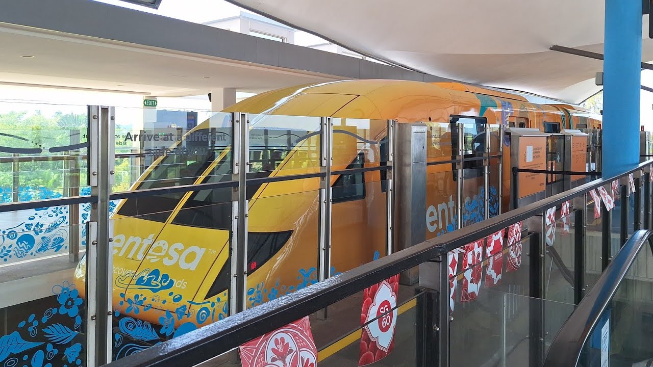 [Sentosa Run] Singapore Sentosa Express full journey from Beach to Vivocity