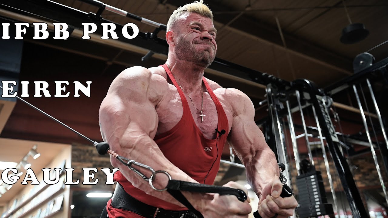 IFBB PRO ЭЙРЕН ГОЛЕЙ 6'2 310 ФУНТОВ ТРЕНИРУЕТСЯ В ОРИГИНАЛЬНОМ ТРЕНАЖЕРНОМ ЗАЛЕ POWERHOUSE