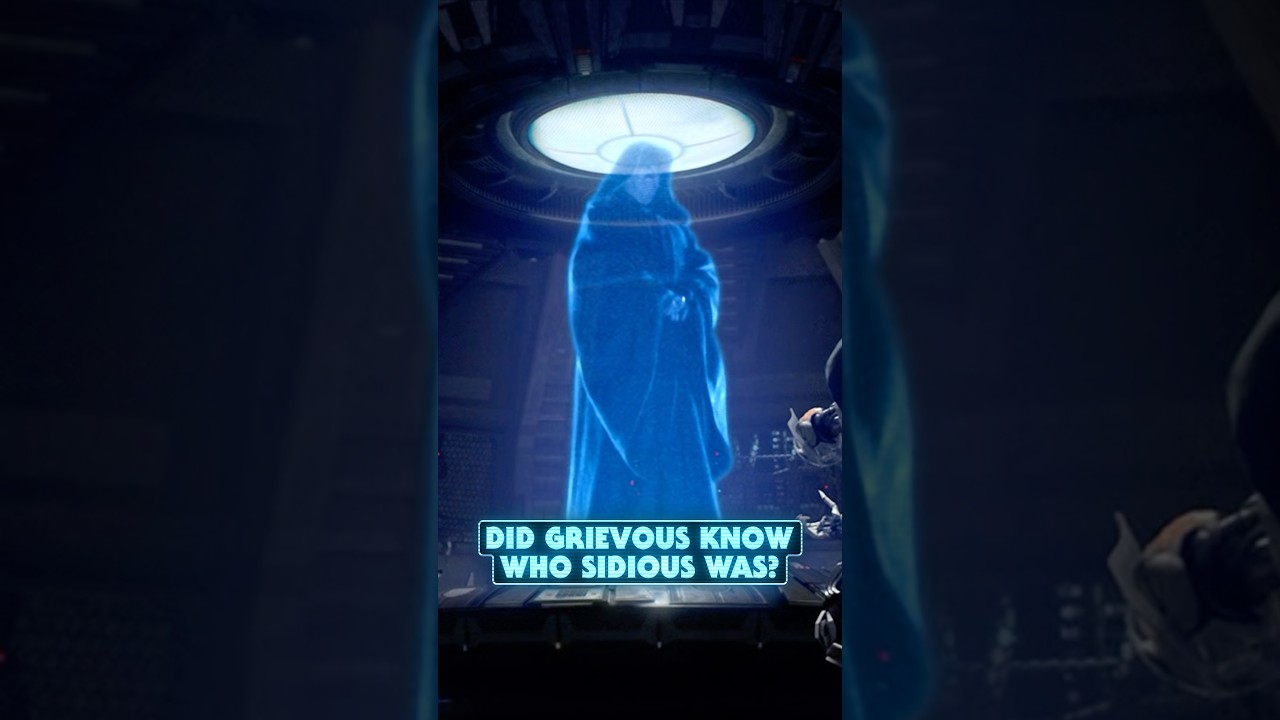Did General Grievous know Palpatine was Darth Sidious?