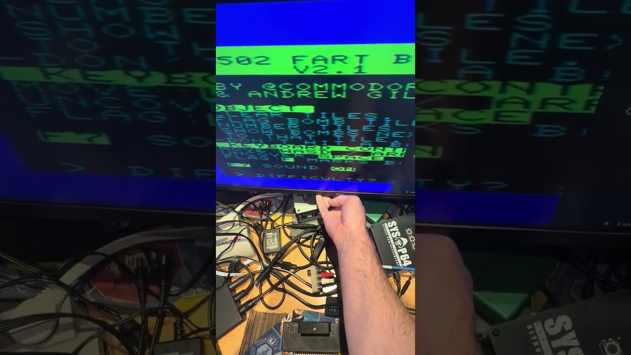 My Commodore VIC-20 with the Sidekick64/Sidekick20, HDMI output, and 6502 Fart Bombs!