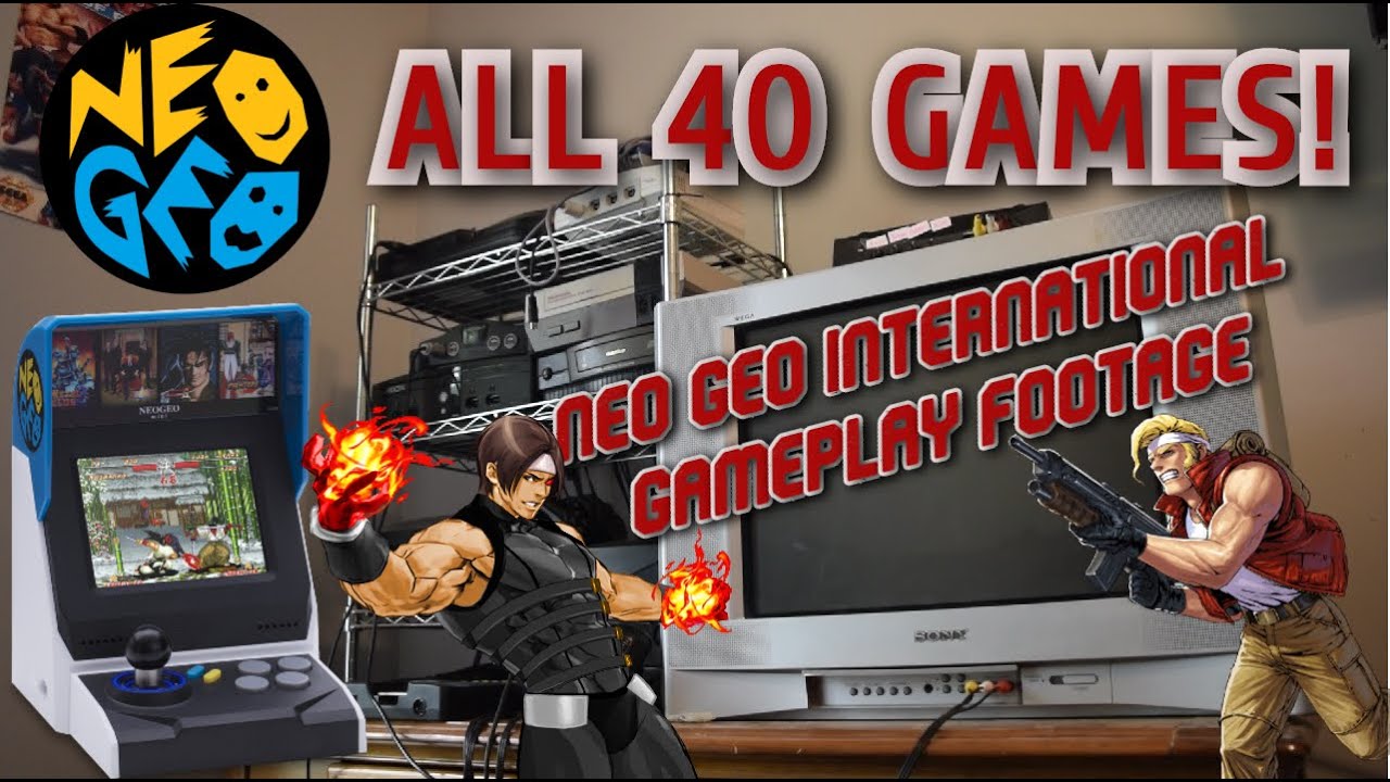Neo Geo Mini International Gameplay - ALL 40 GAMES!