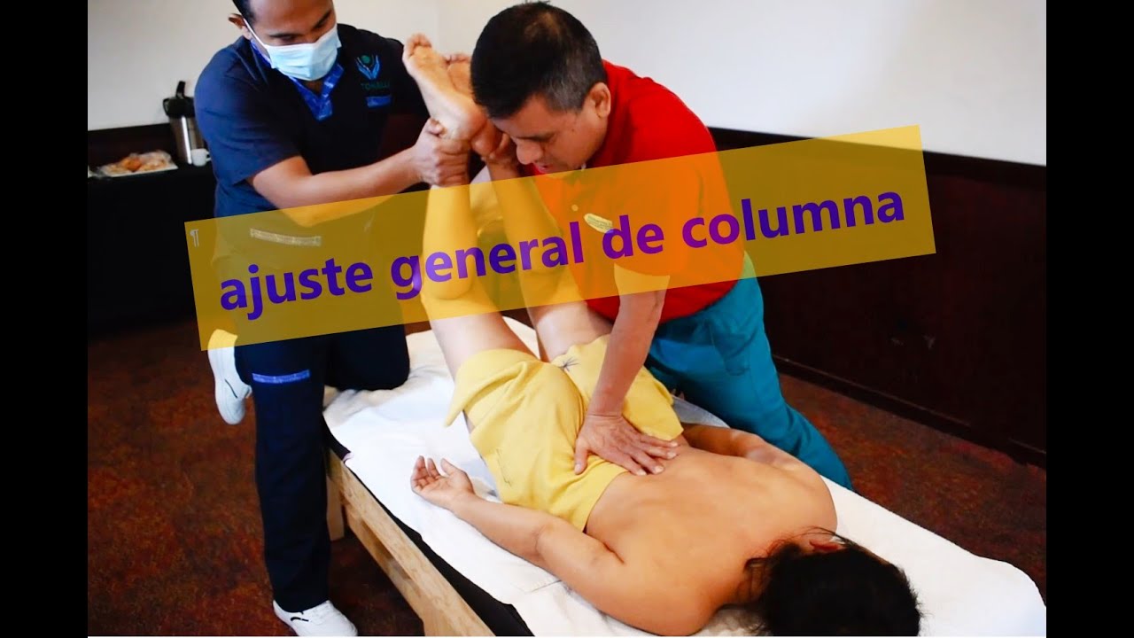 Alineación general de columna y pelvis