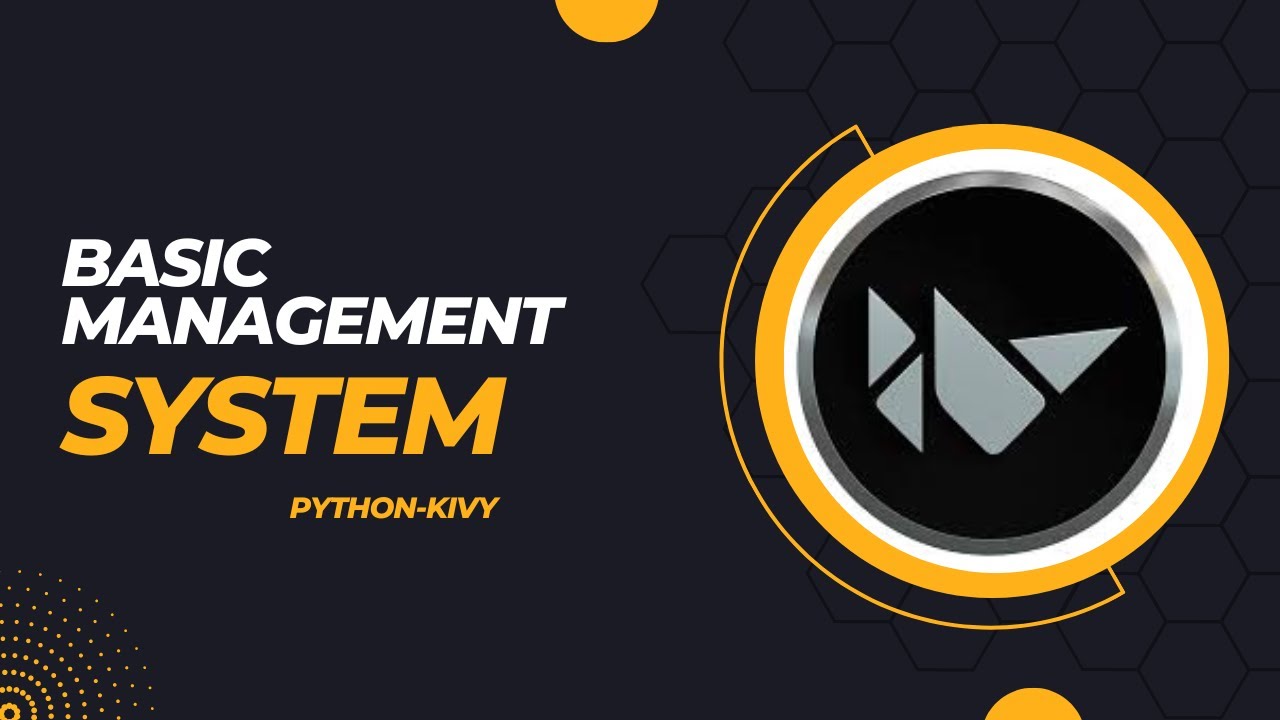 10. Get Input Data from Registration form - Management App with python Kivy