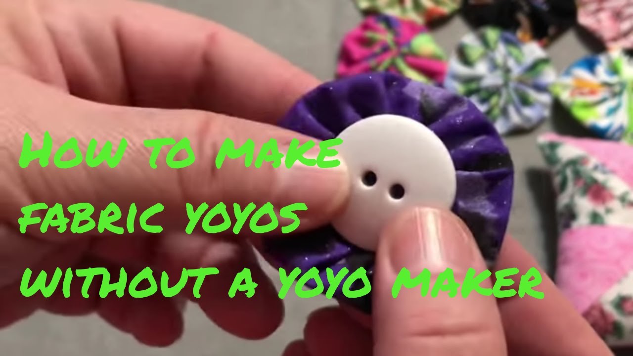 Как я делаю тканевые йо-йо без специального приспособления ***Запрошенное видео***