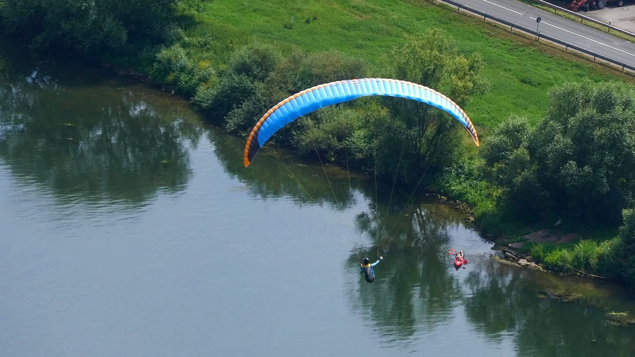 Paragliding - a smile from a perfect place