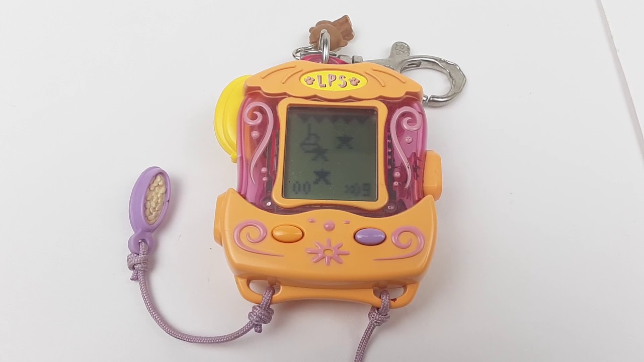 Littlest Pet Shop Monkey Digital Pet NO SOUND Keychain LCD Game Virtual Ebay Showcase Sold!
