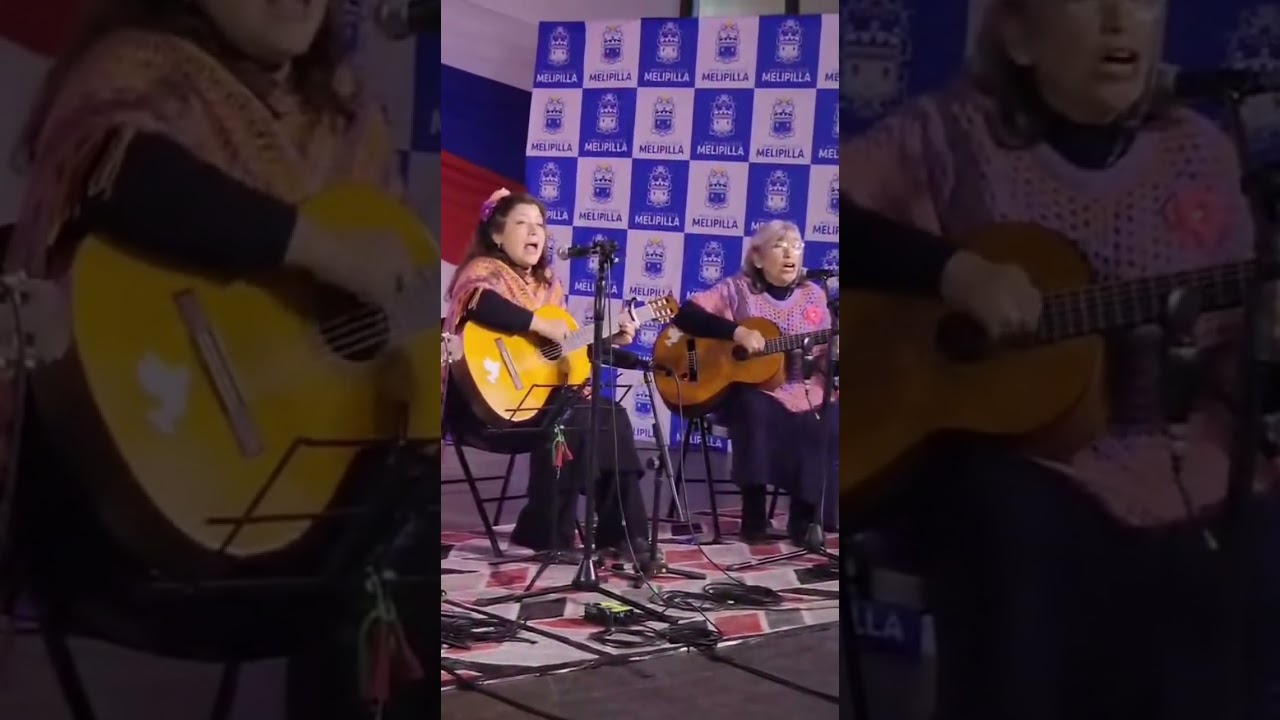 Las Rosas de Paine presentación en Melipilla Tonada El Arrollo del folclore aprendida en Talca 