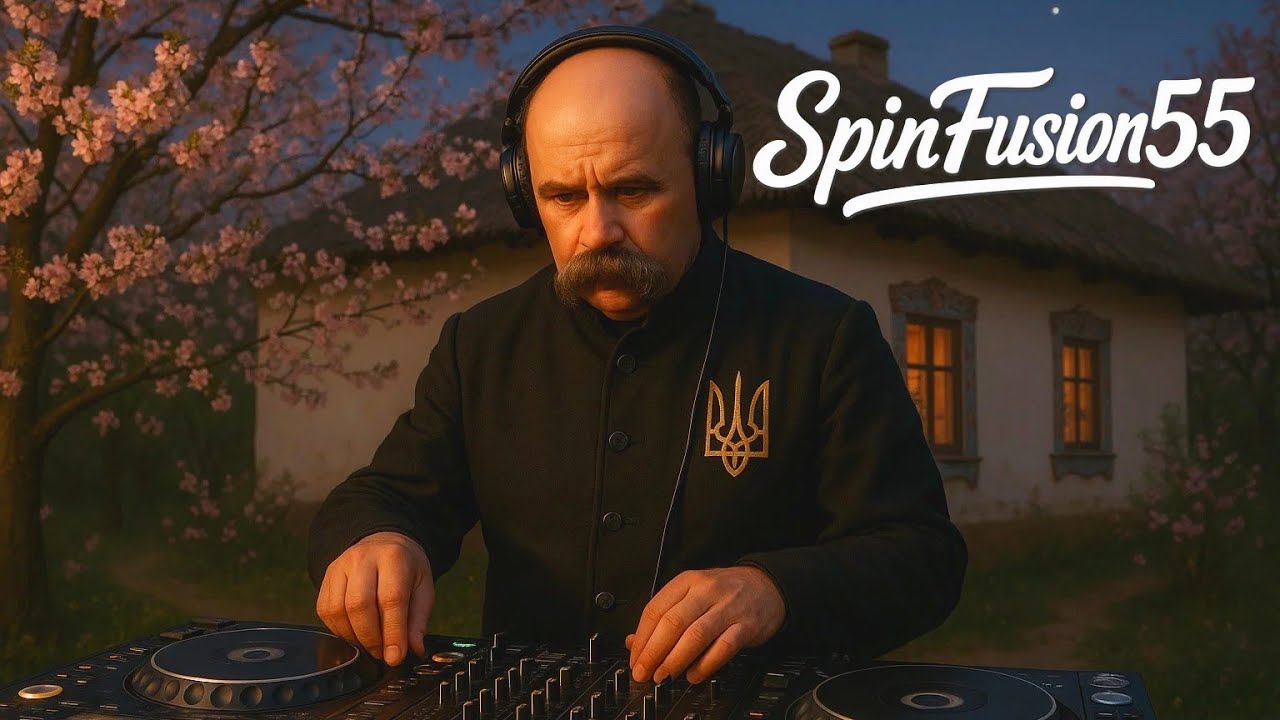 SpinFusion55 — Садок вишневий коло хати (Тарас Шевченко) | DJ Shevchenko | Folk Remix | Ethno Techno