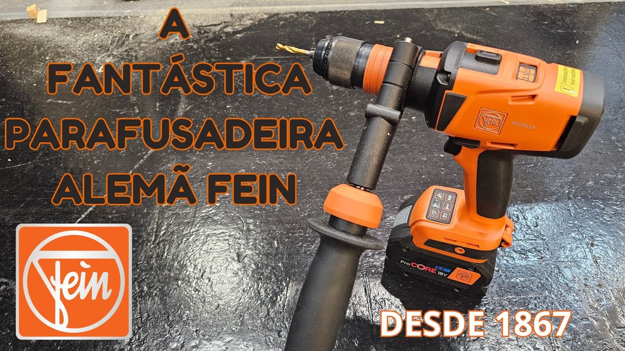 A FANTÁSTICA PARAFUSADEIRA FEIN,  DESDE 1867 PURA QUALIDADE ALEMÃ. #FEIN #ferramentas #drill