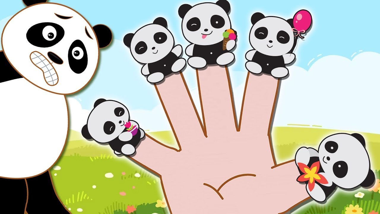 Panda Finger Family 🐼 | Nursery Rhymes | Songs for Kids