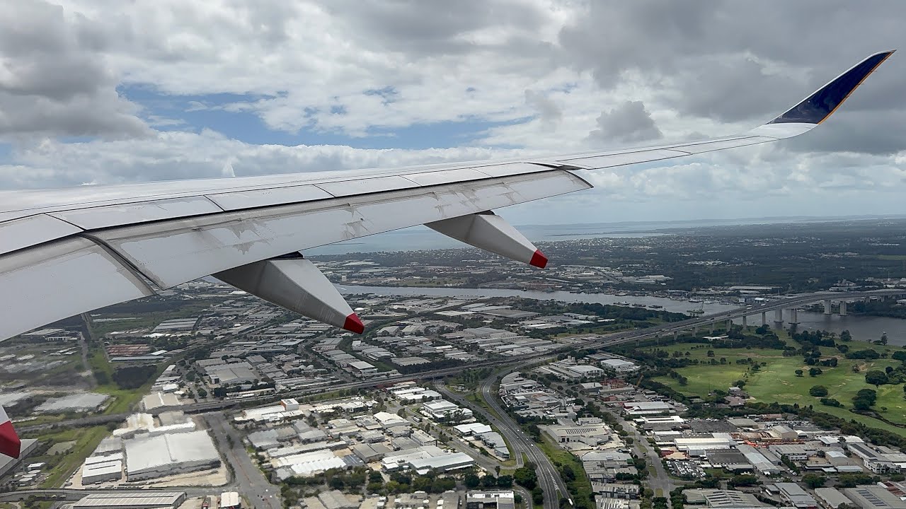 [Long Float] Singapore Airlines Airbus A350 Full Approach & Landing in BNE