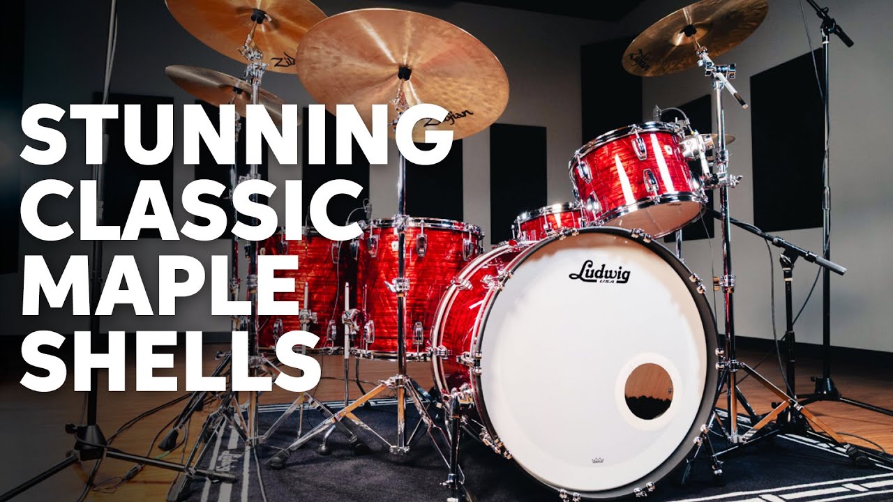 Ludwig Classic Maple Demo при участии TJ Steinwart | Эксклюзивно для Sweetwater: Jumbo Red Pearl