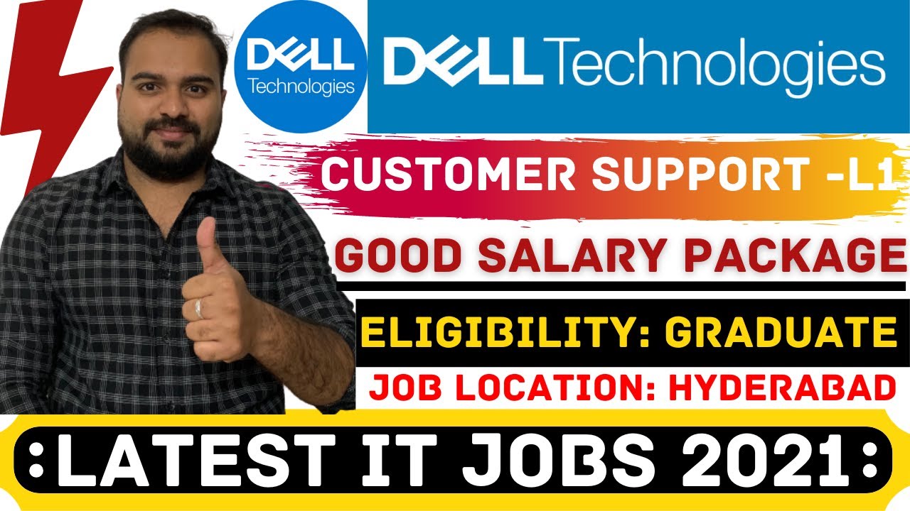 Dell Recruitment for Freshers || Work from Home jobs and Job location is Hyderabad || Latest IT Jobs