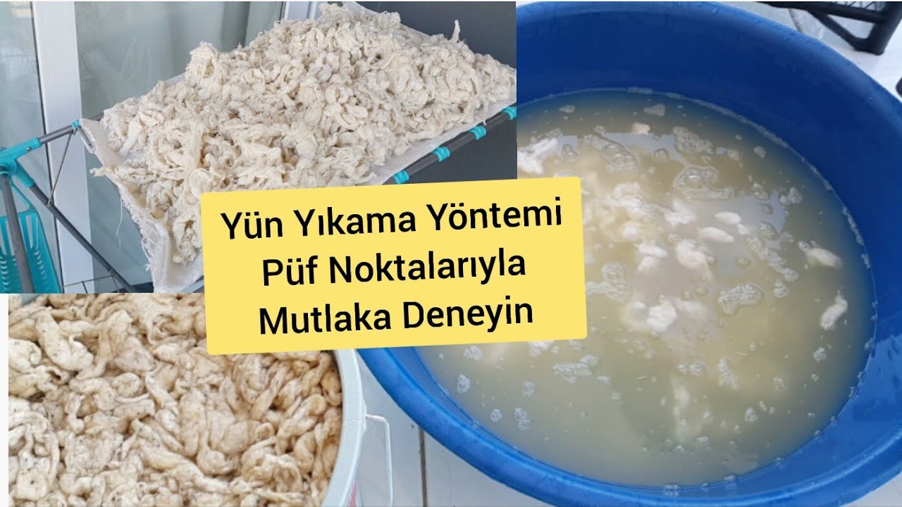 İzlemeden Yün Yıkamayın👉 TERTEMİZ YÜN YIKAMA👉Yünler Nasıl Yıkanır❓️ Makinede yün yıkanır mı❓️