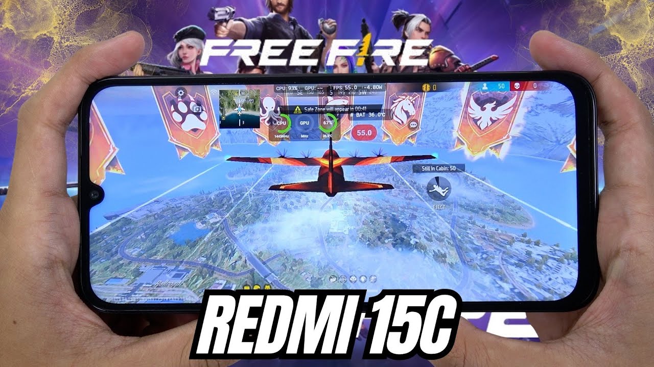 Xiaomi Redmi 15C test game Free Fire Mobile | Helio G81 Ultra