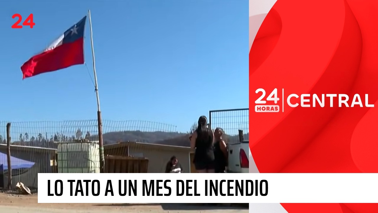A un mes del incendio en el sur: Lo Tato sigue sin agua potable | 24 Horas TVN Chile