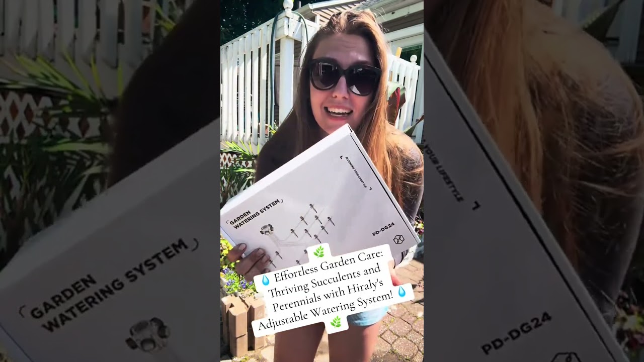 🌵🌸 How I Keep My Succulents and Perennials Thriving with an Adjustable Watering System! 🌸🌵