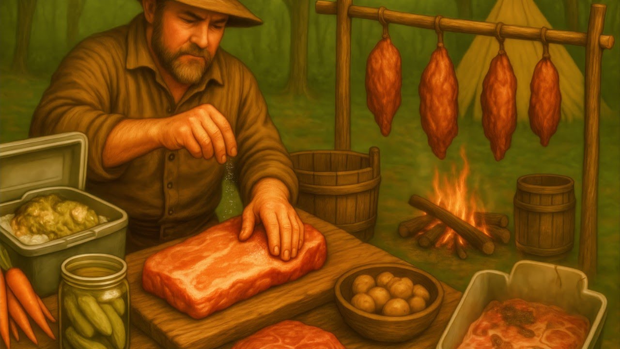 How Early American Settlers Preserved Food Without Refrigeration (And How You Can Too)