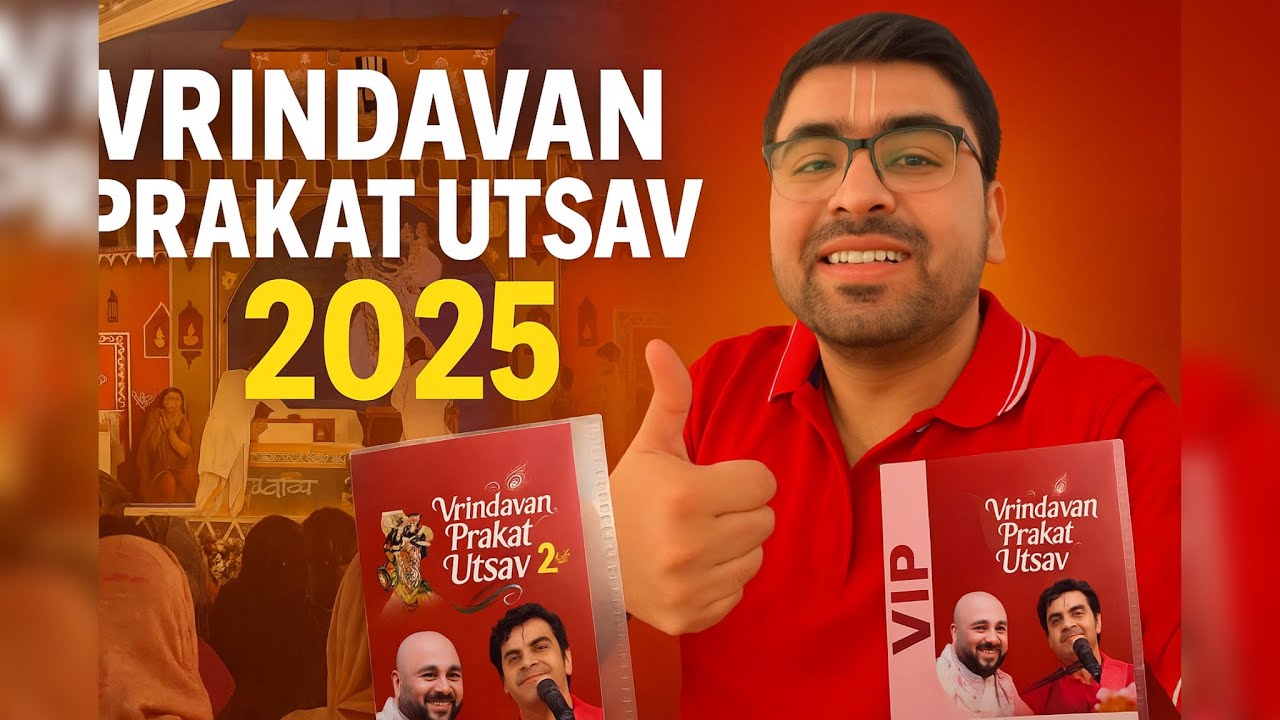 Vrindavan Prakat Utsav 2025 DAY 2 (Chandigarh)  Mor kuti darshans❤️