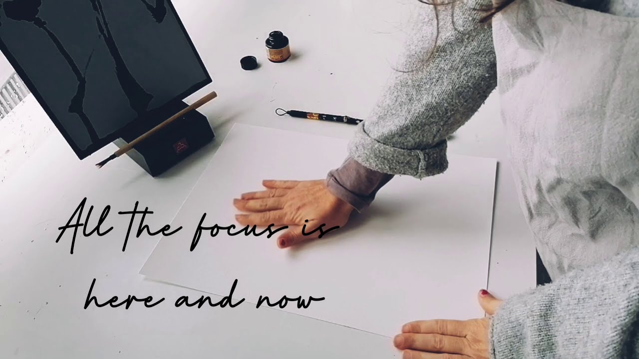 Zen Inspired Art Process